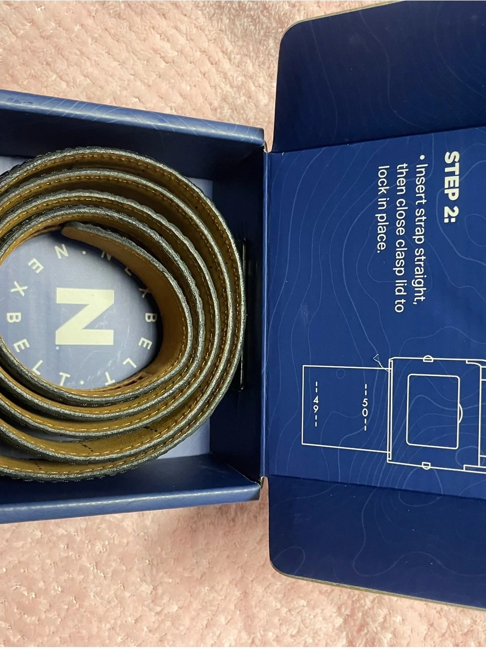 NWT Nexbelt Cayman Black & Blue Dress Belt 🖤💙